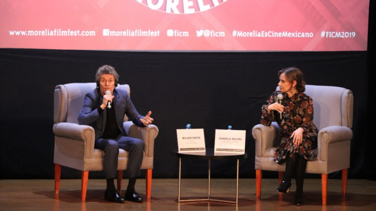 Willem Dafoe en el Festival de Cine de Morelia
