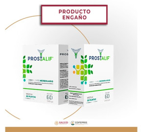Cofepris alerta de producto "engaño" Prostalif 