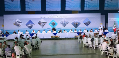 Enaltece EPN el día de la Marina Nacional desde Tampico