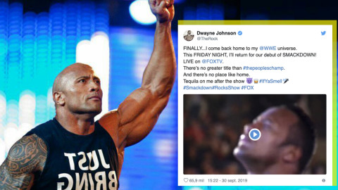 'The Rock' anuncia su retorno a la WWE