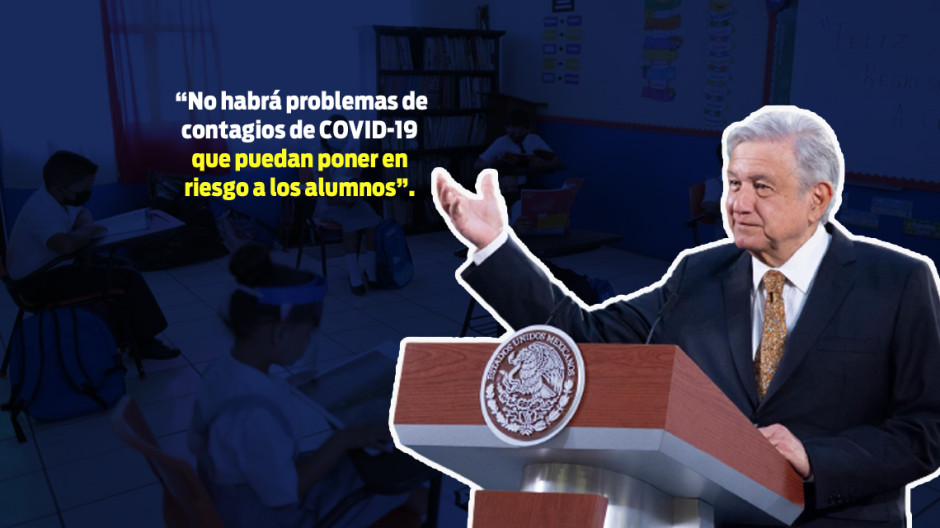 Regreso a clases se dará de manera general: afirma AMLO que hay condiciones 