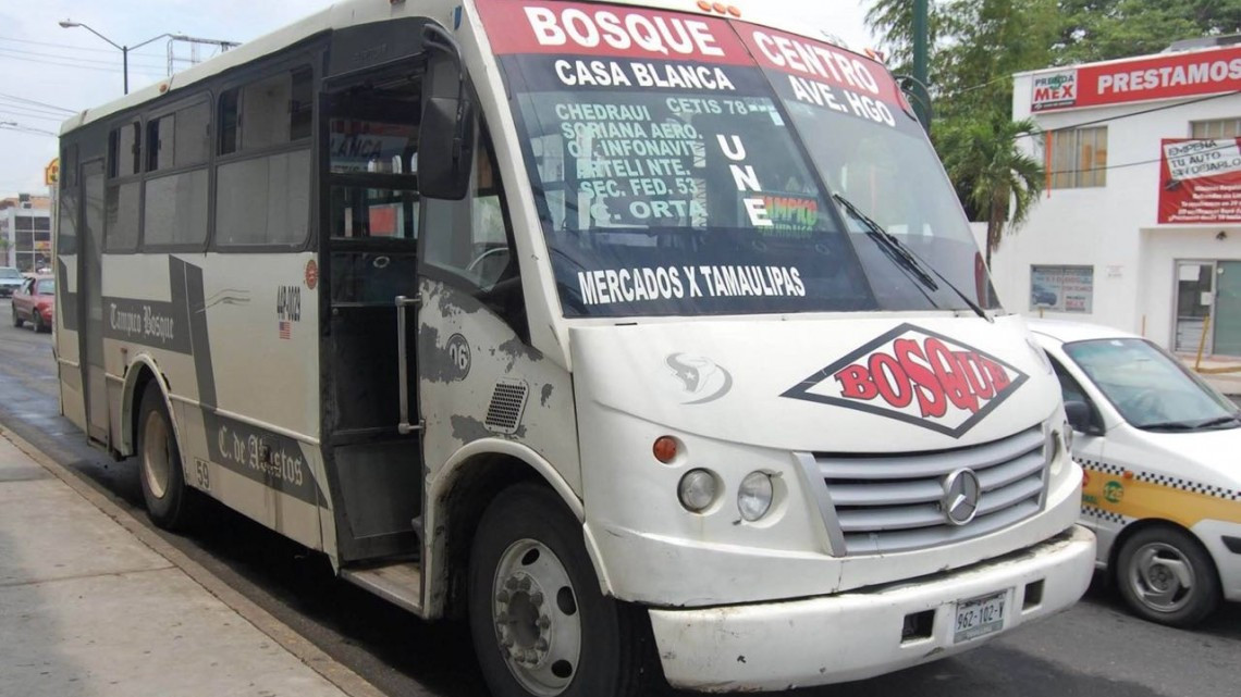 Mañana no habrá servicio de transporte público en sur de Tamaulipas 