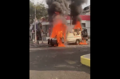 Ambulancia explota durante traslado de un paciente en CDMX