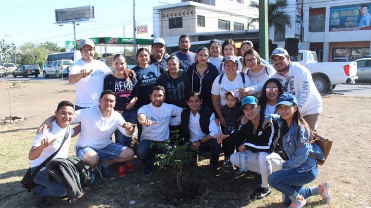 Jóvenes Tamaulipas y Ayuntamiento de Ciudad Victoria llevan a cabo acciones de reforestación