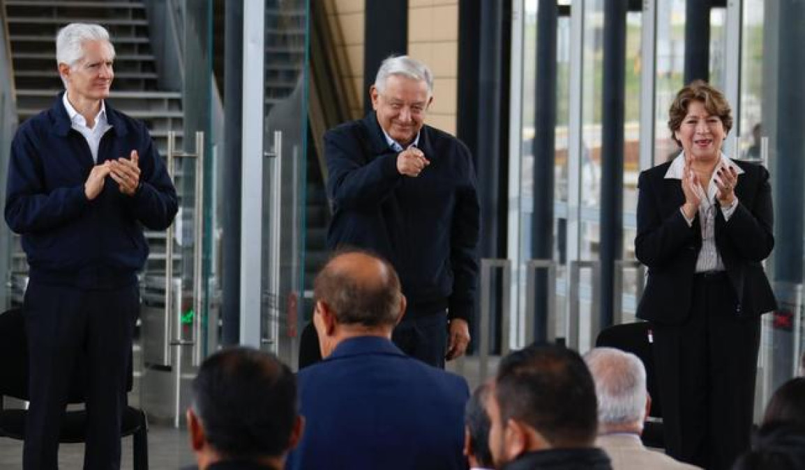 AMLO inaugura primera etapa del Tren Interurbano México-Toluca