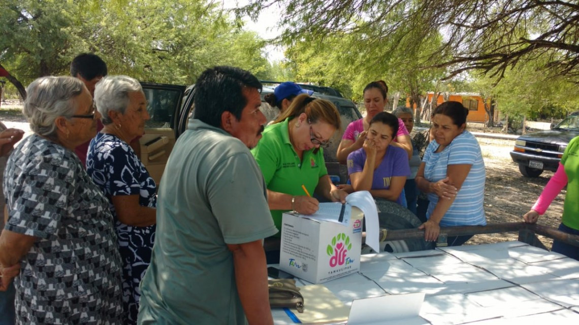 DIF Tamaulipas da apoyos de la Canasta Básica Familiar