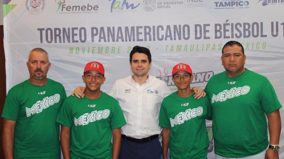Tamaulipas recibe el Campeonato Panamericano de béisbol U14