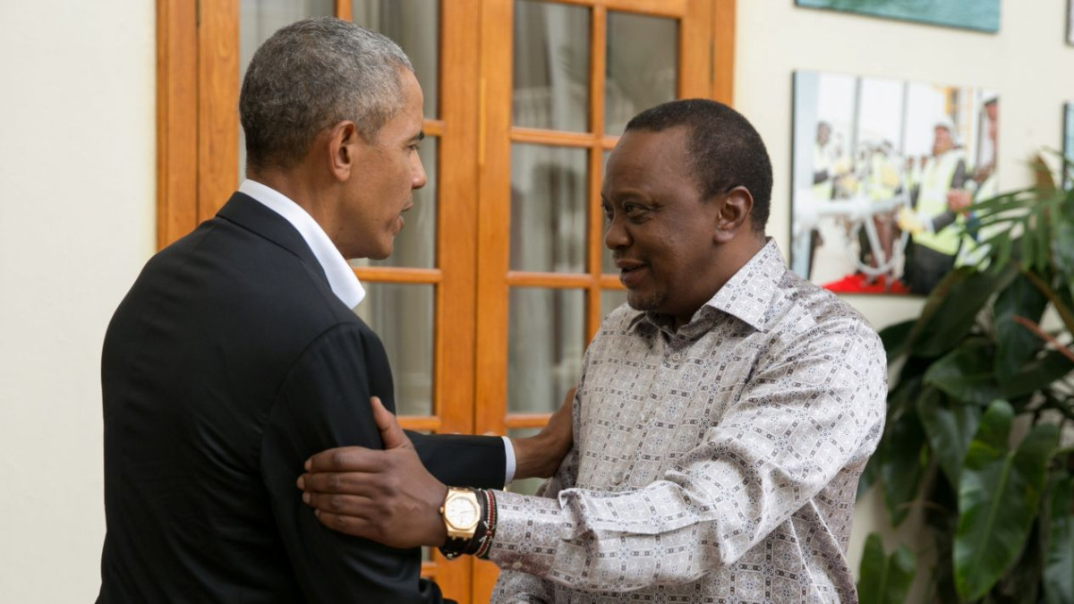 Obama está ya en Kenia