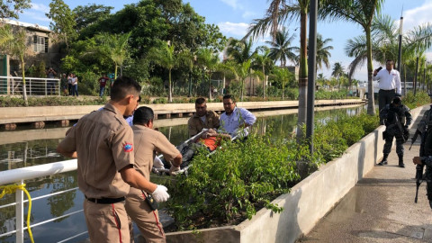 Flota cuerpo de un hombre en canal de la Cortadura 