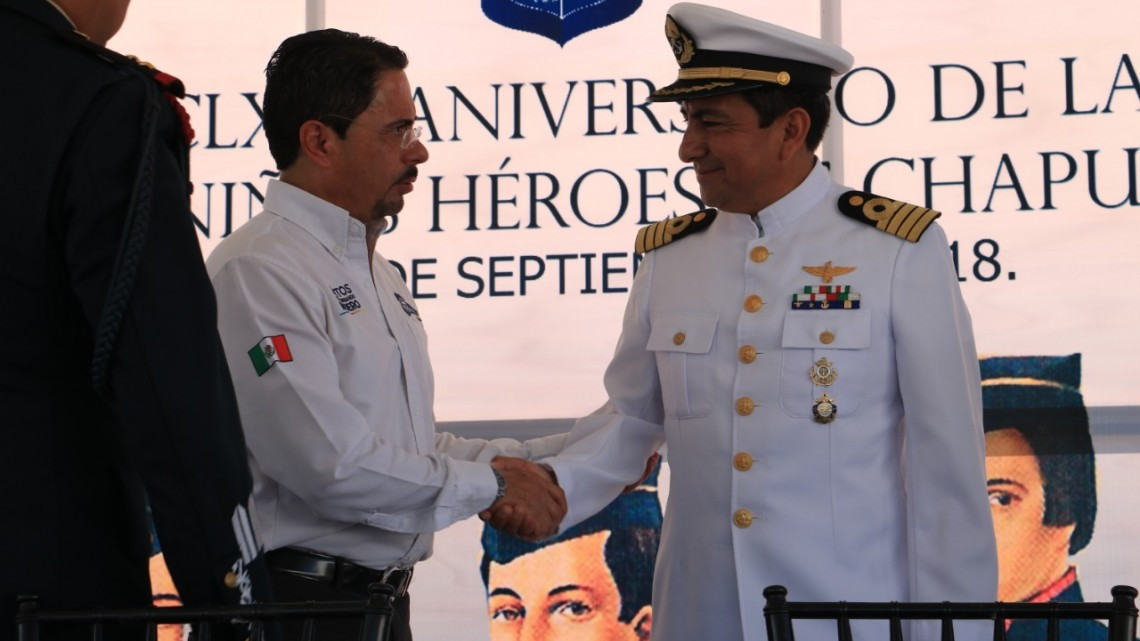 Asiste Andrés Zorrilla a Ceremonia por la Gesta Heroica de los Niños Héroes