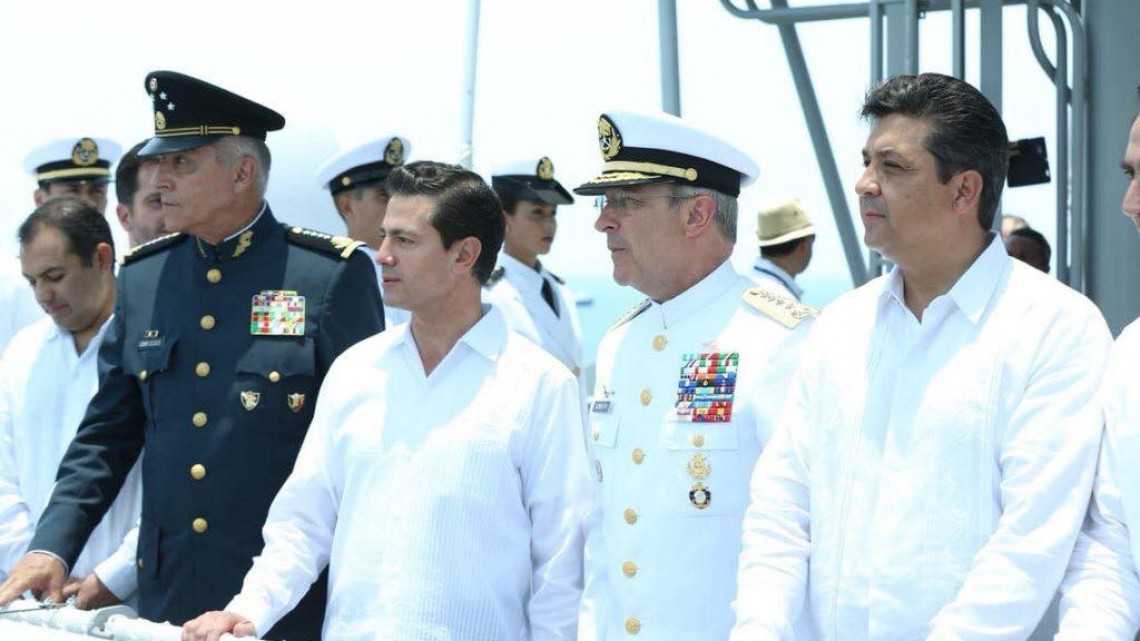 Conmemora EPN día de la Marina Armada de México en Tampico