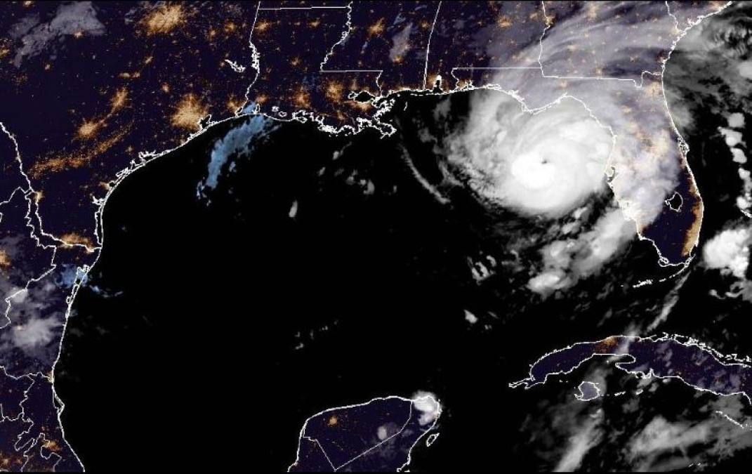 'Idalia' toca tierra en Florida como un huracán categoría 3