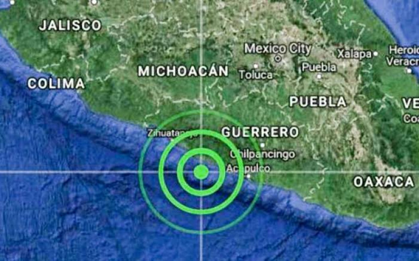 Guerrero sufre sismo de 4.8 de magnitud