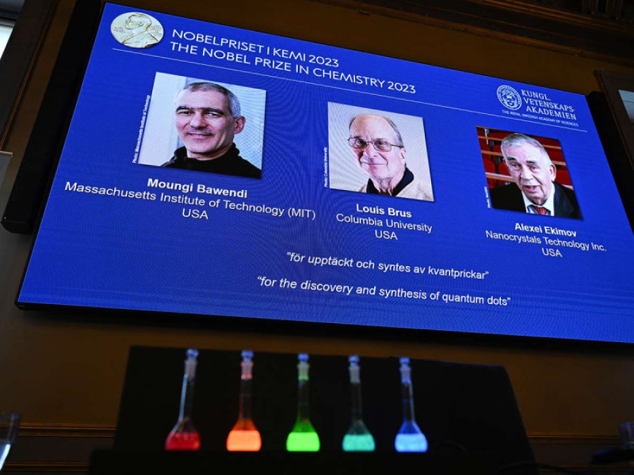 El Nobel de Química 2023 es para Bawendi, Brus y Ekimov