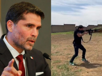 Eduardo Verástegui amenaza a ambientalistas y comunidad LGBT con video disparando arma
