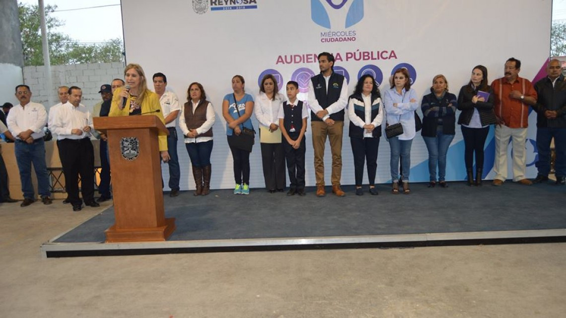 Realizan Audiencia Pública en col. Luis Donaldo Colosio