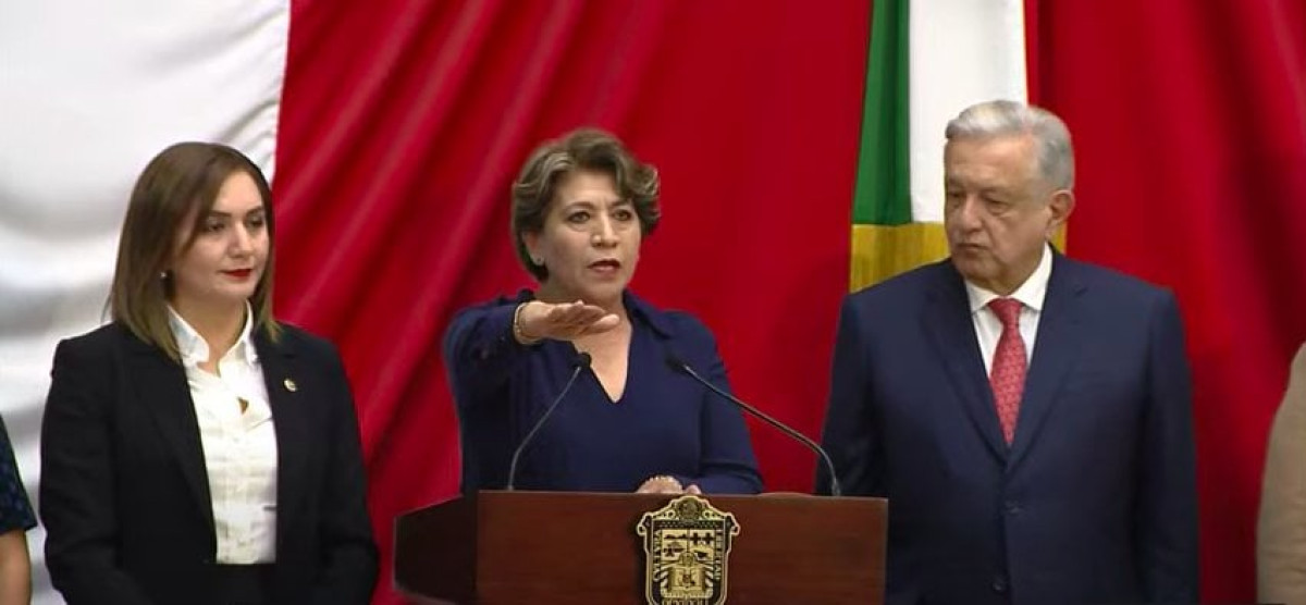 Rinde protesta Delfina Gómez como Gobernadora del Edomex