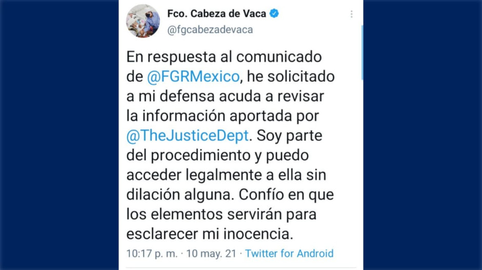 CDV responde al comunicado de la FGR sobre su situación legal