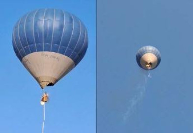 Globo aerostático se incendia en Teotihuacán; reportan fallecidos