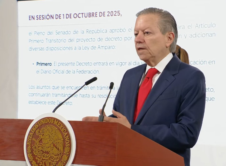 Arturo Zaldívar propone ajustes a la reforma de la Ley de Amparo para evitar retroactividad