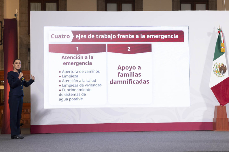 Sheinbaum anuncia fortalecimiento del sistema nacional de alerta y atención ante desastres