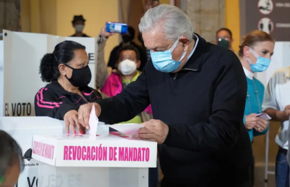Impugna AMLO acuerdo del INE sobre resultados de revocación de mandato