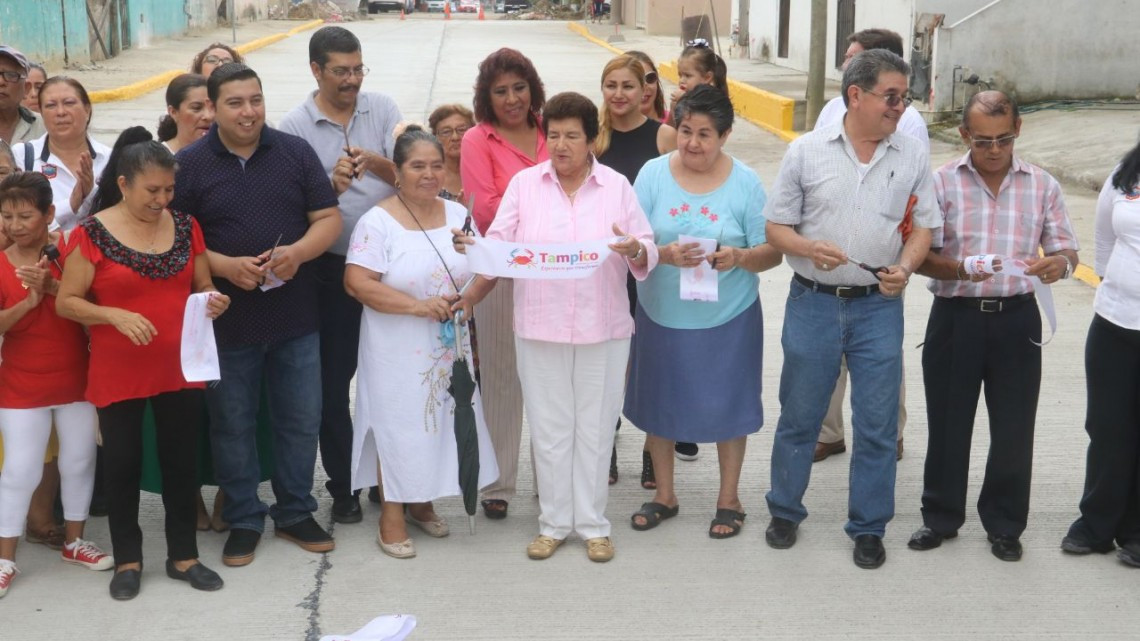 Más de 25 obras ha entregado el gobierno de Tampico en los últimos 4 días