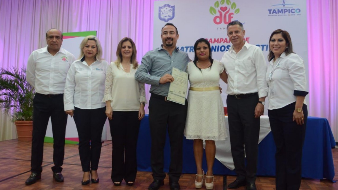 Se casan 117 Parejas en Tampico