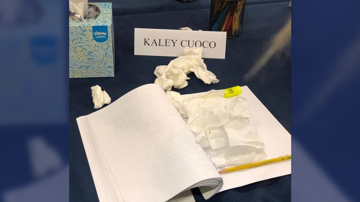 Kaley Cuoco llora después de leer final de "Big Bang Theory"