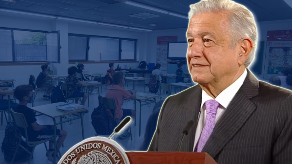 Pide López Obrador cuidar salud emocional de niños con el regreso a clases presenciales 