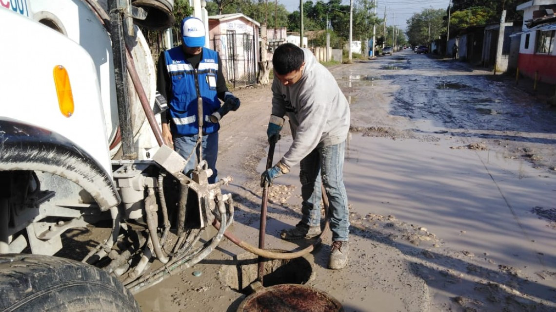 Saneamiento integral de drenaje en sector de la Almaguer
