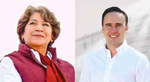 Delfina Gómez y Manolo Jiménez ganadores virtuales en Estado de México y Coahuila