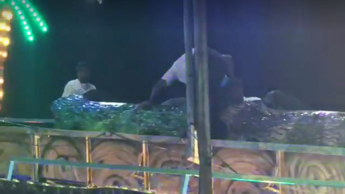 Falla mecánica en el primer día de Expomex 2018