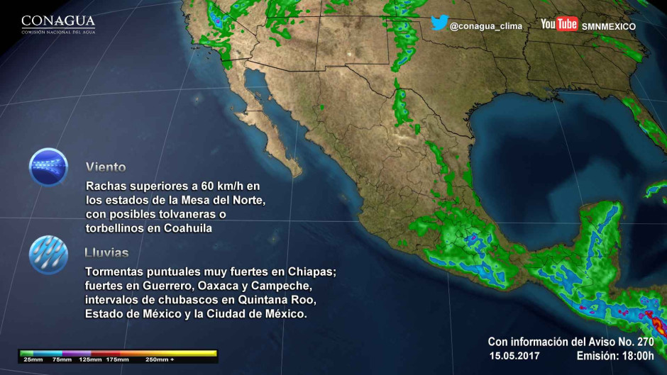Pronostican ambiente estable en la mayor parte del país