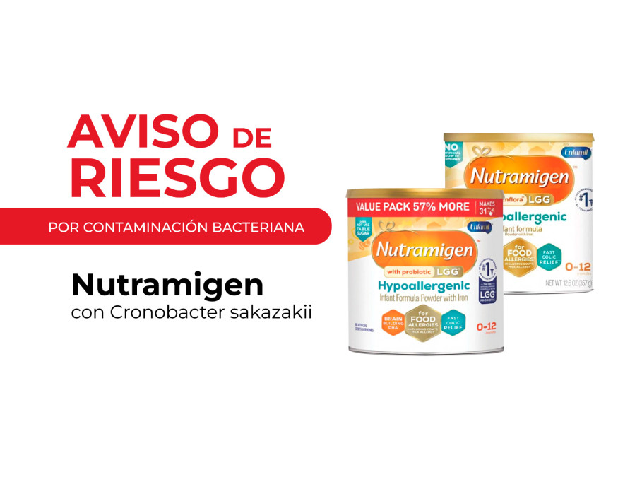 Retira Coepris lote de fórmula infantil Nutramigen por contaminación bacteriana