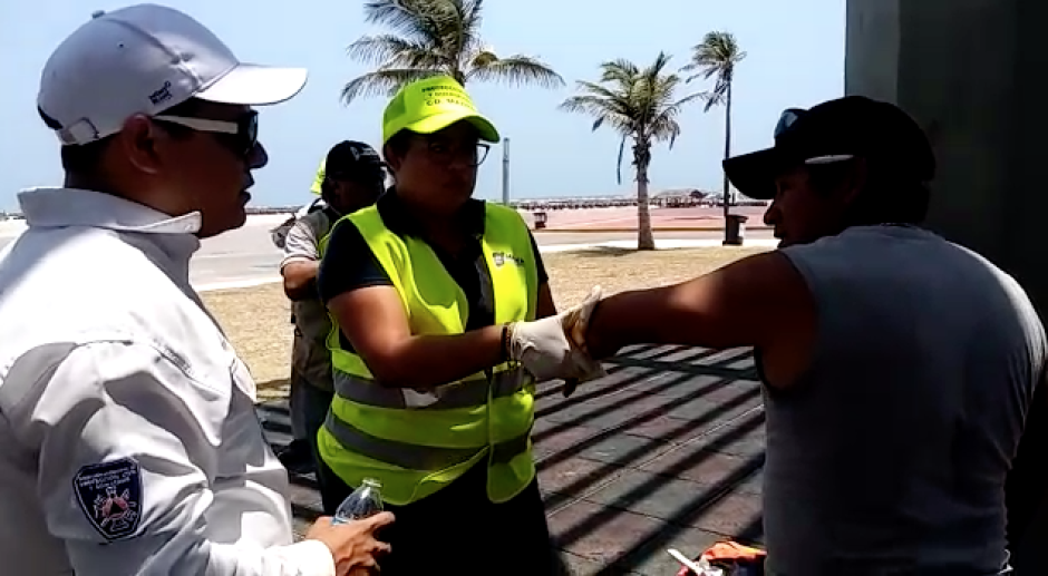 Pitbull ataca a trabajador de Playa Miramar