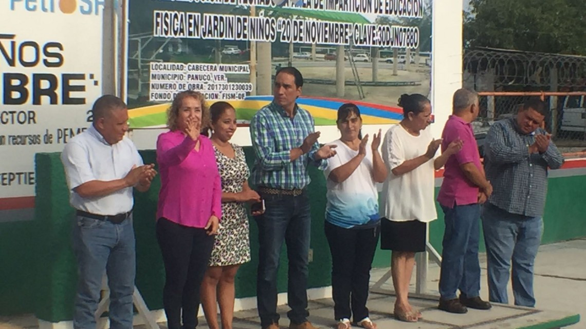 Inician techumbre en jardín de niños "20 de noviembre"