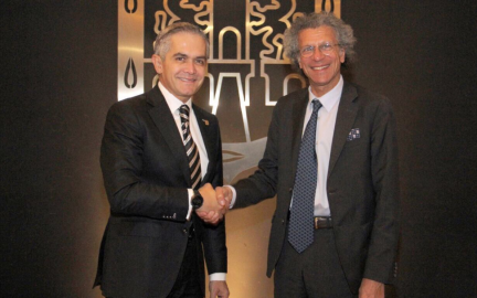 Embajador italiano se reúne con Mancera en México