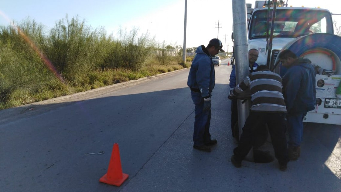 Efectiva atención de COMAPA en fraccionamiento Las Palmas  