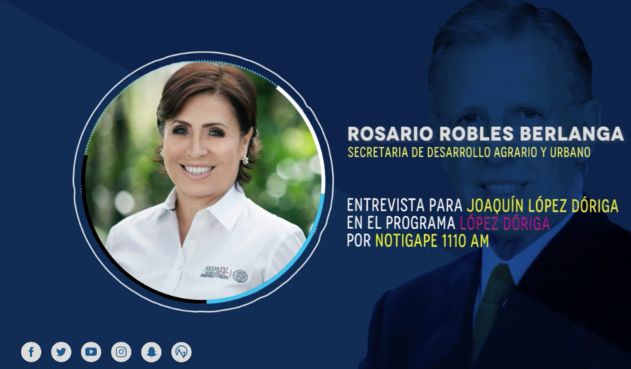 Municipios deben controlar crecimiento de ciudades: Rosario Robles