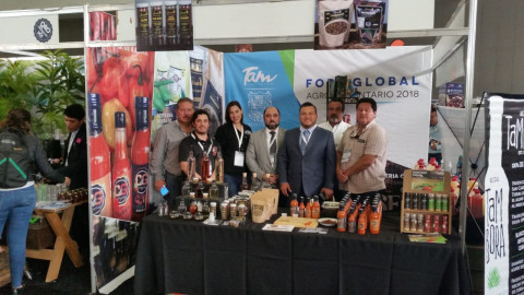 Presentan productos tamaulipecos en el Foro Global Agroalimentario 2018