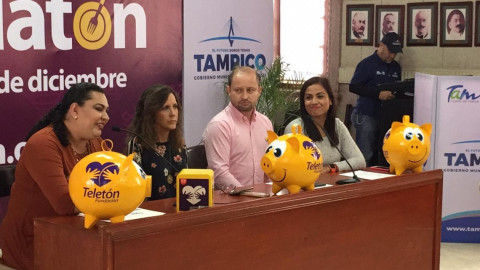 Rodrigo Romeh presente en el Teletón Tampico