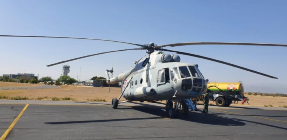 Apoyará Sedena con 2 helicópteros más en el incendio de la Biósfera “El Cielo”