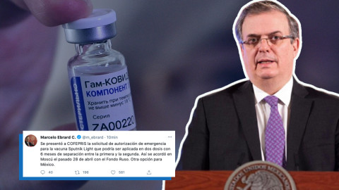 Cofepris analiza el uso de emergencia de la vacuna rusa Sputnik Light