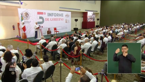 AMLO presenta su Quinto Informe de Gobierno