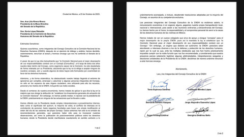 Renuncian intengrantes de Consejo Consultivo de CNDH, denuncian desdén y amenazas de Presidenta