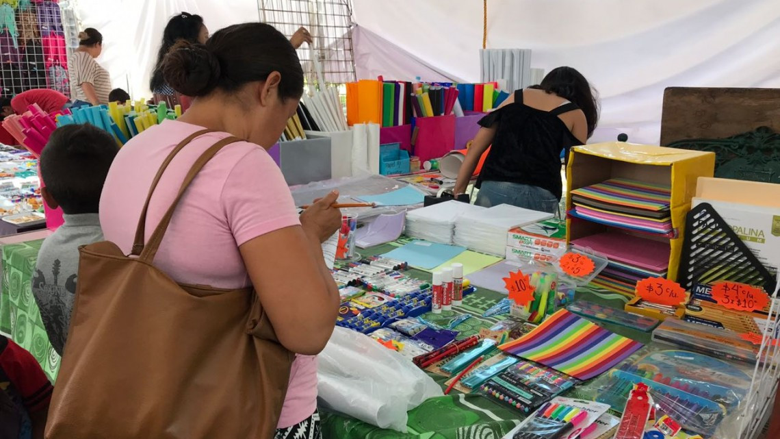 Realizan Feria de Regreso a clases en Victoria