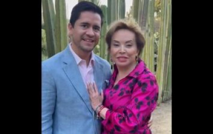 Elba Esther comparte video con su esposo tras boda