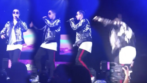 Mario Bautista sufre tremenda caída en el escenario