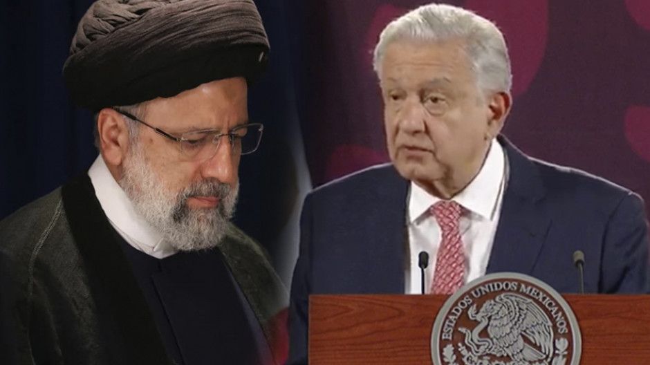 AMLO lamenta la muerte del presidente de Irán